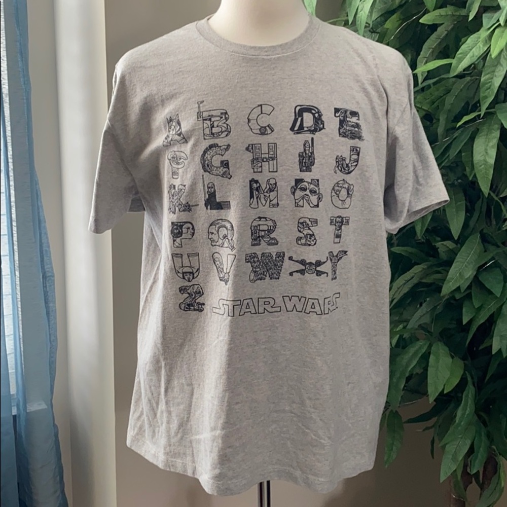 STAR WARS MENS ABC TSHIRT SZ XL